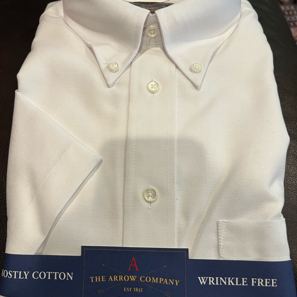 Mens Sz 16.5 short sleeve NWT shirt